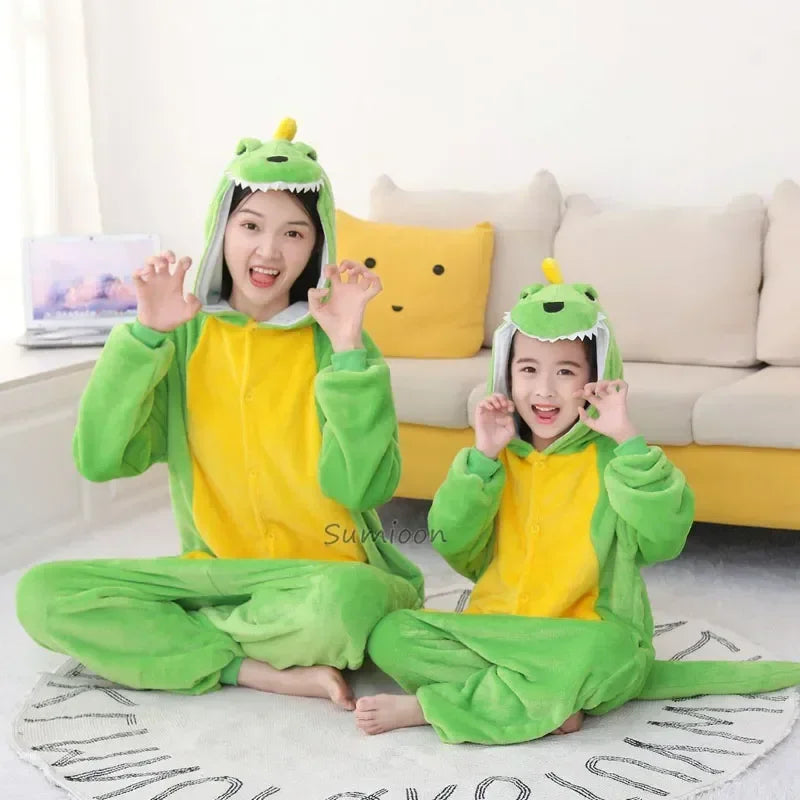 Unisex Animal Onesies for Adults | Unicorn, Lion, Panda, Cat Kigurumi Pajamas & Winter Sleepwear image 35