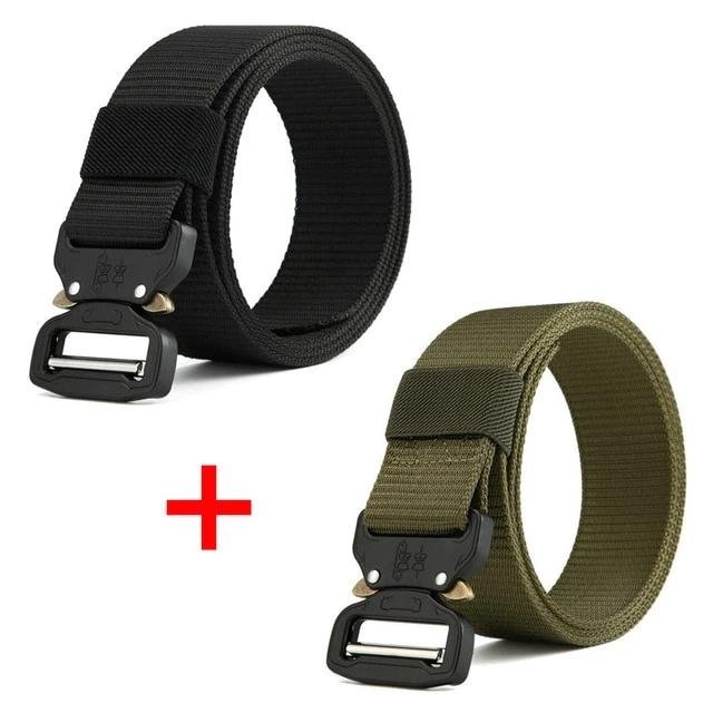 Tactical Belt | New Nylon Army Belt | Men Molle Military SWAT Combat Belts | Knock Off Emergency Survival Belt image