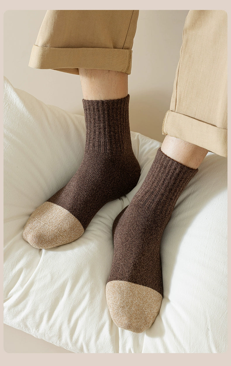Socks Men's Pure Cotton Sweat Absorbing Breathable Spring, Autumn and Winter Socks image 15