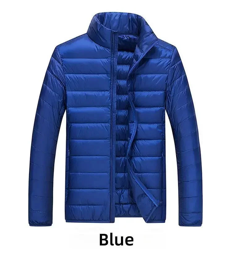 Ultra-Light Waterproof White Duck Down Jacket for Men | Casual & Portable Outdoor Winter Coat image 13