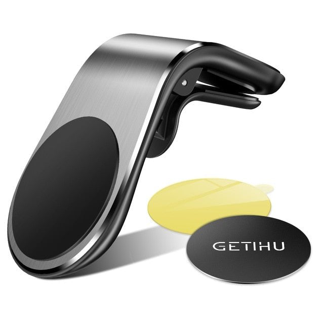 GETIHU Metal Magnetic Car Phone Holder | Mini Air Vent Magnetic Clip Mount Mobile Phone Car Stand image 3