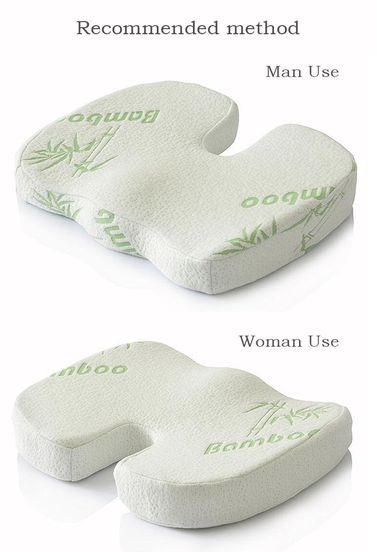 Orthopedic Hemorrhoid Seat Cushion Memory Foam Car Seat Cushion Set Slow Rebound Office Chair Waist Support Coccyx Pain Relief image 16