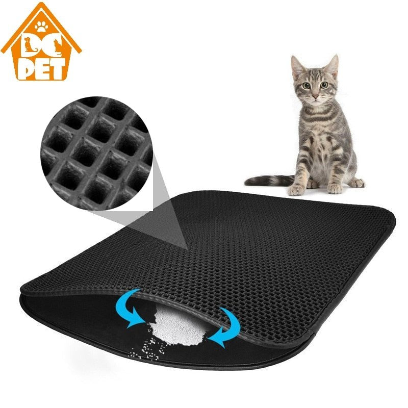 Double Layer WaterProof Cat Litter Mat image 1