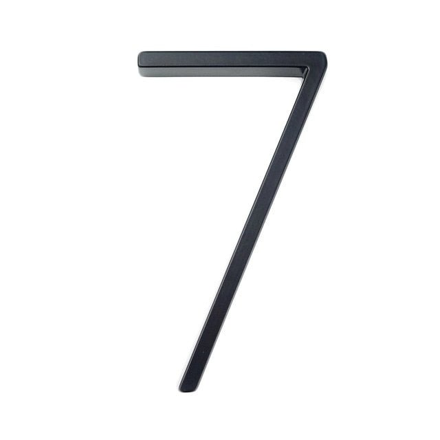 125mm Big Modern Floating House Number and Letters image 45