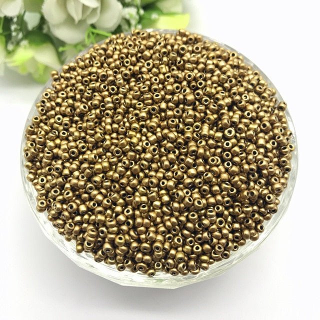 1000pc Czech Glass Seed Beads Accessories for Bracelet and Necklace Jewelry Making - 32 image