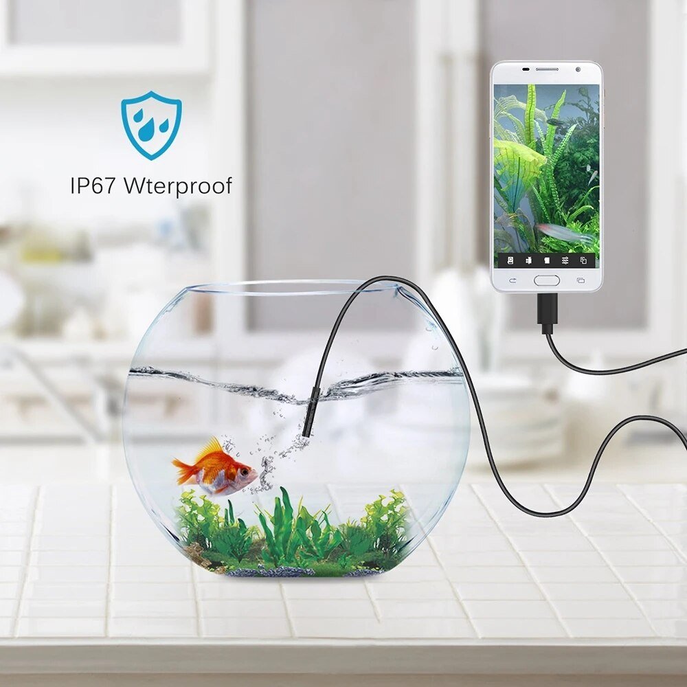 Endoscope USB Android Endoscope Camera Waterproof Inspection Borescope Flexible Camera 5.5mm 7mm for Android PC Notebook 6LED image 18