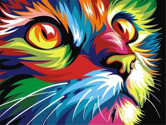 Oil Painting By Numbers Canvas Pictures Set Animals 50x40cm - SZGD619, 50X40cm No Frame image