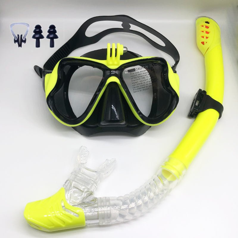Diving Snorkeling Anti-fog swimming Goggles Camera Tube Mask Set image 22