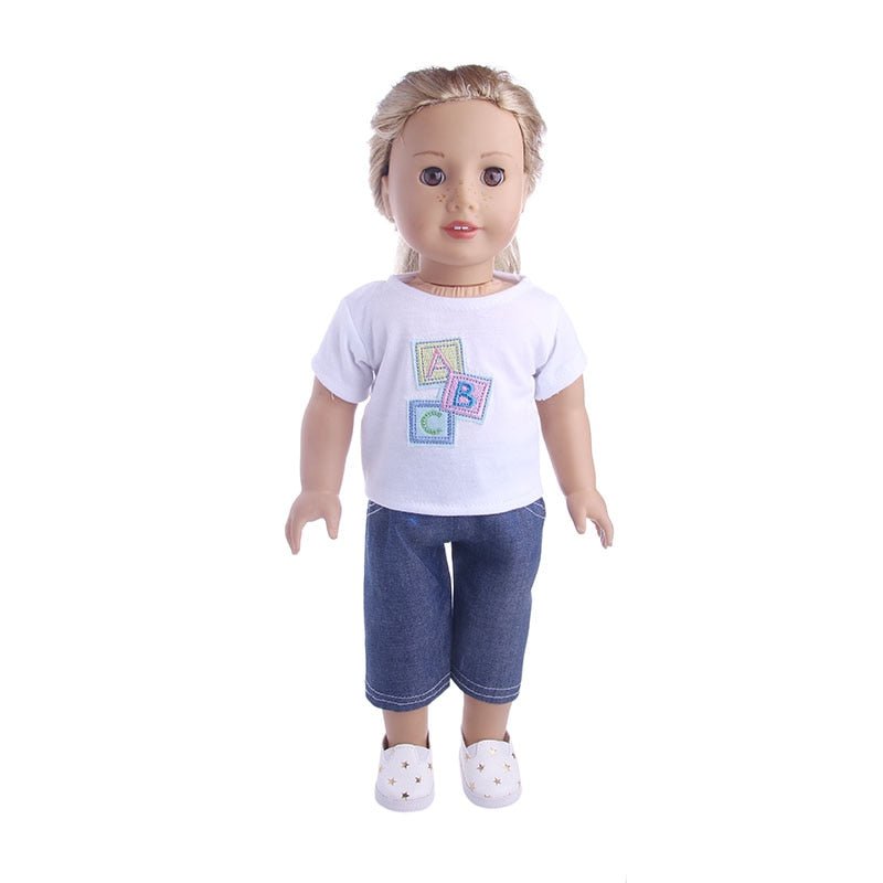 13 Styles Pajamas, Nightgown and Sleepwear Fit | 18 Inch American & 43CM Baby Doll Clothes Accessories image 105