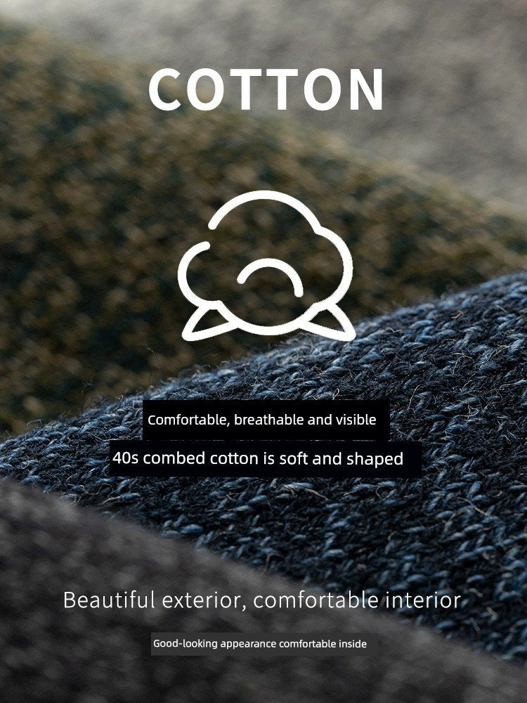 Socks Men's Pure Cotton Sweat Absorbing Breathable Spring, Autumn and Winter Socks image 1
