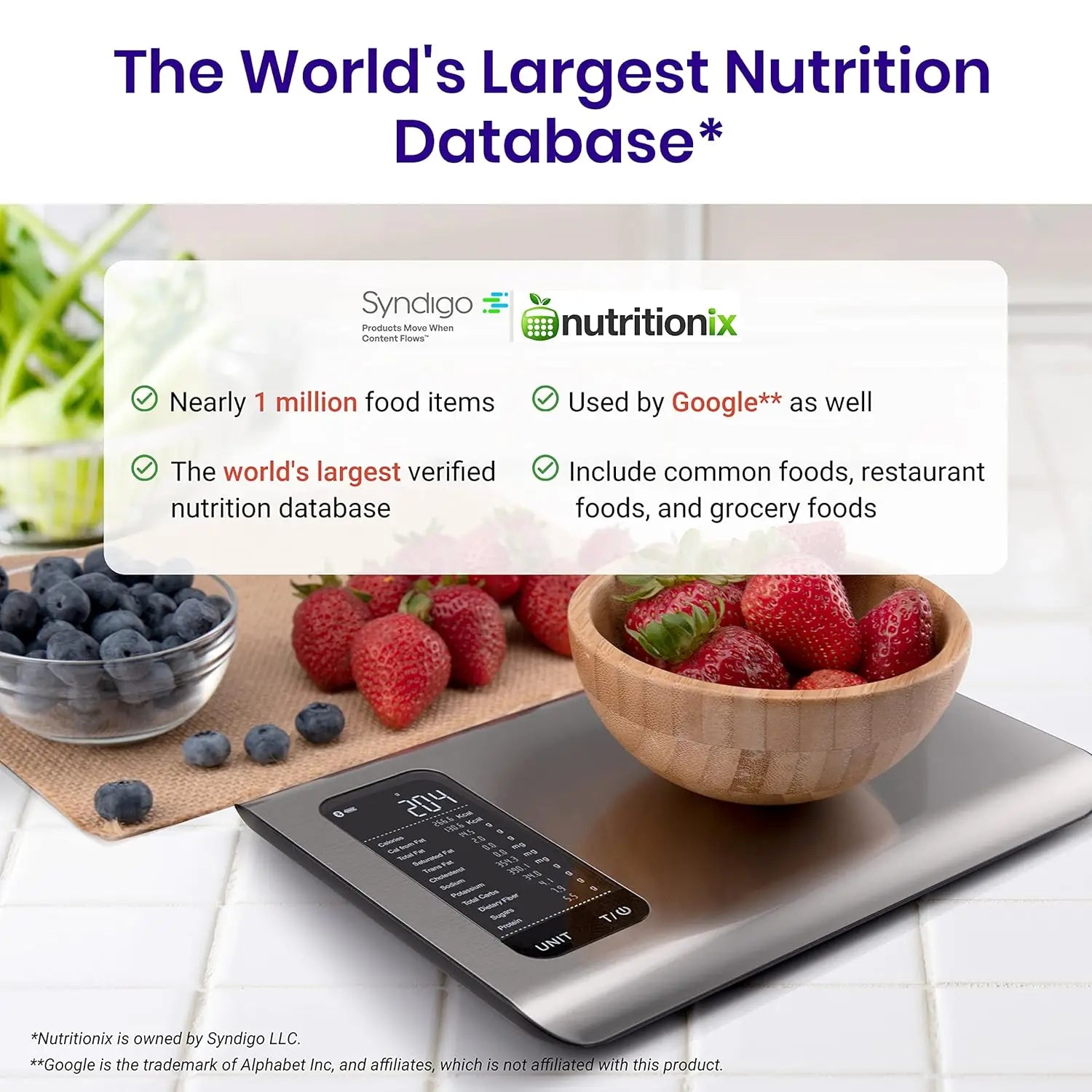 Smart Digital Kitchen Scale ‚Äì Grams & Ounces with Nutrition App for Weight Loss, Baking & Cooking image 11