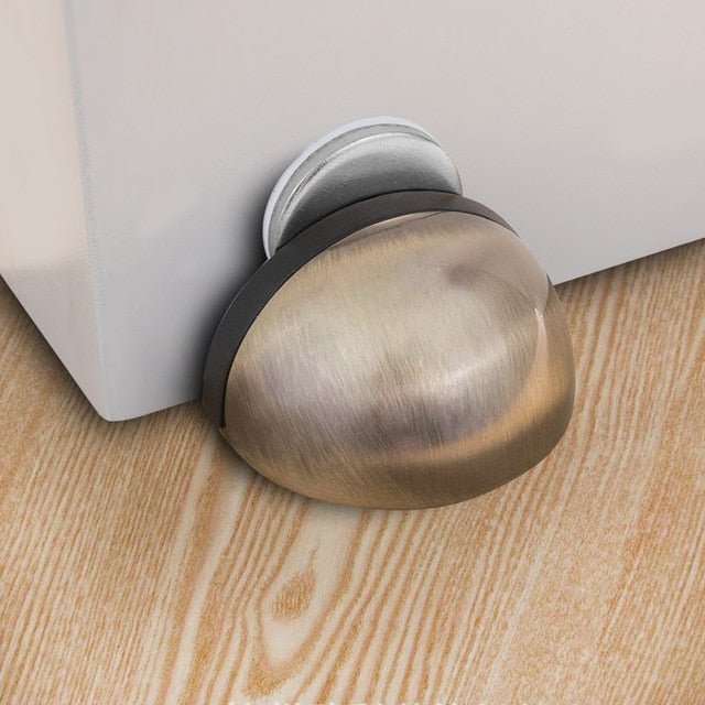 Stainless Steel Rubber Magnetic Door Stopper - Green Bronze image