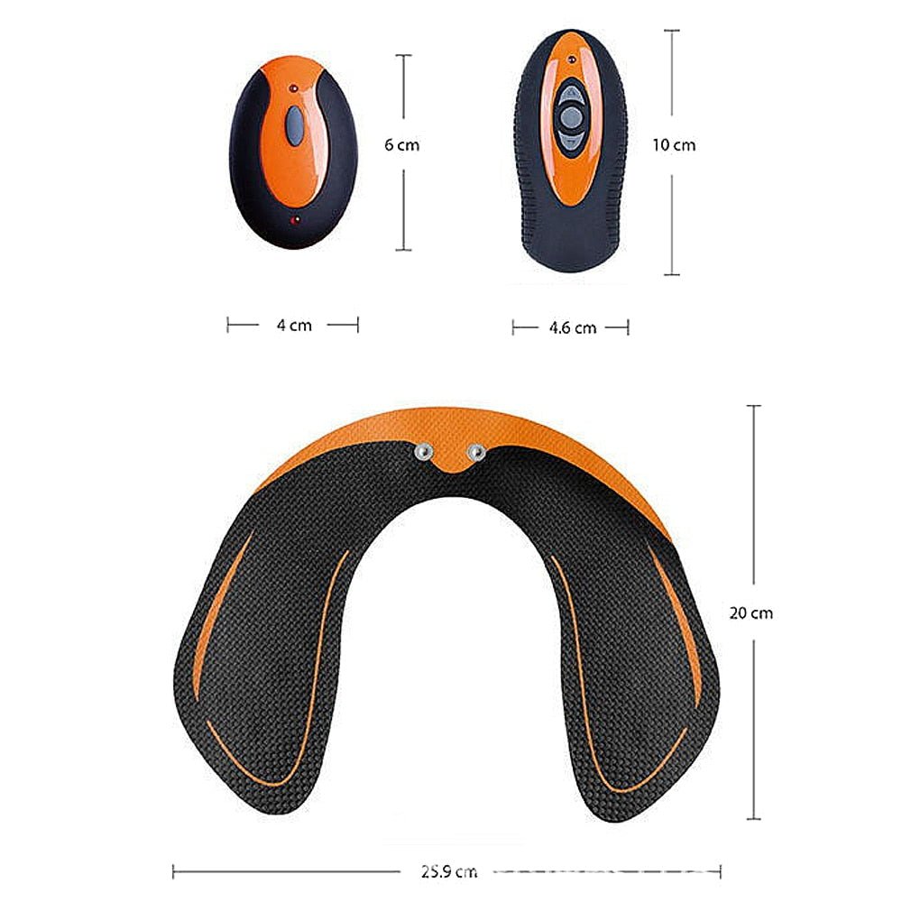 Ems Abdominal Muscle Trainer Abs Trainer Ems Hip Trainer Muscle Stimulator Abs Fitness Butt Waist And Thigh Trainer Men Women image 12