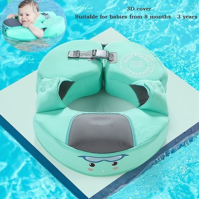 Solid Non-inflatable Baby Swimming Ring Float Swim Trainer Sunshade image 15
