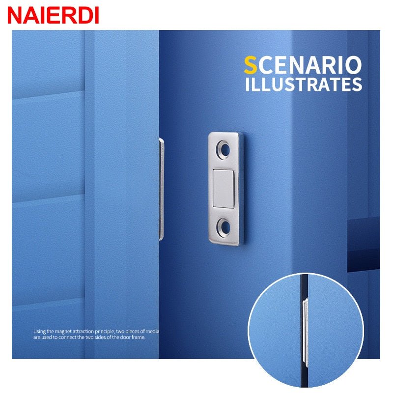 Stainless Steel Rubber Magnetic Door Stopper image 9