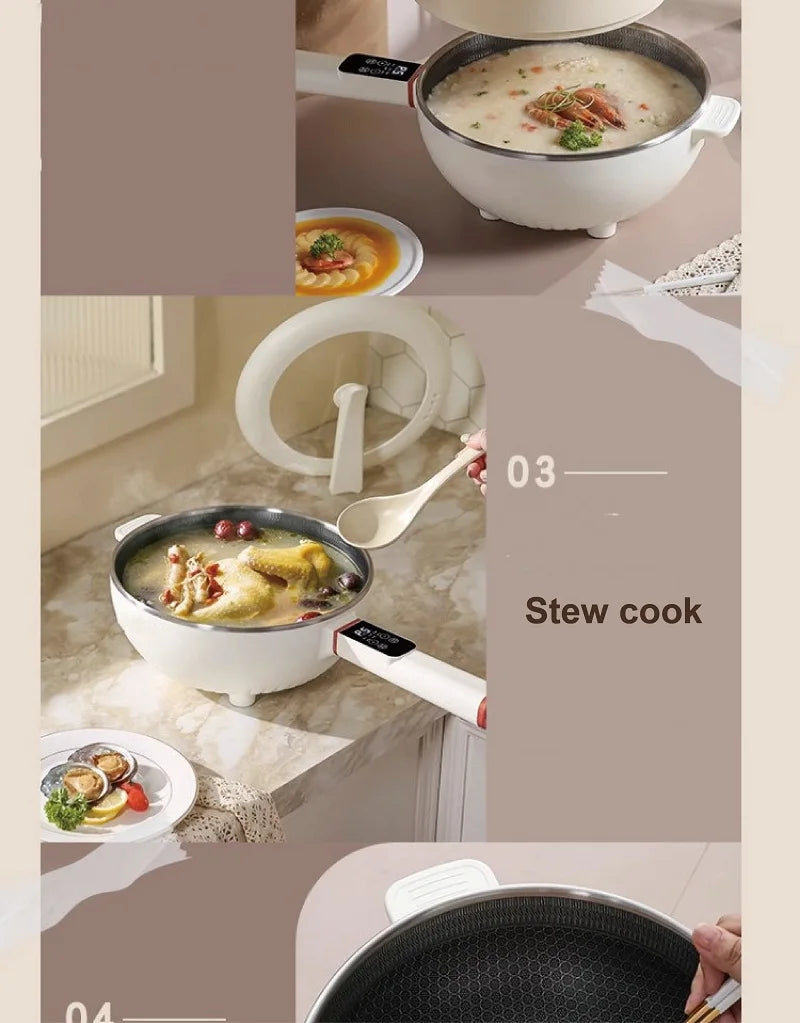 Smart Electric Multi-function Electric Pot Steamer Non-stick Fry Pan image 21