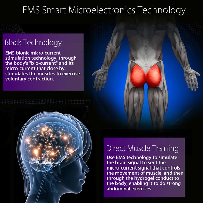 EMS Wireless Muscle Stimulator – Hip Trainer, Abdominal ABS Fitness Slimming Massager & Buttock Toner image 17