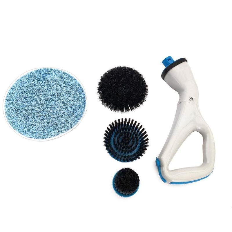 4Pcs Cordless Hurricane Electric Muscle Bathtub and Kitchen Scrubber Tile Brush image 2
