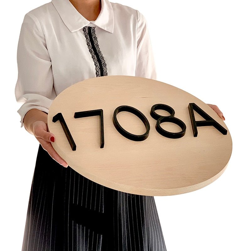 125mm Big Modern Floating House Number and Letters image 24