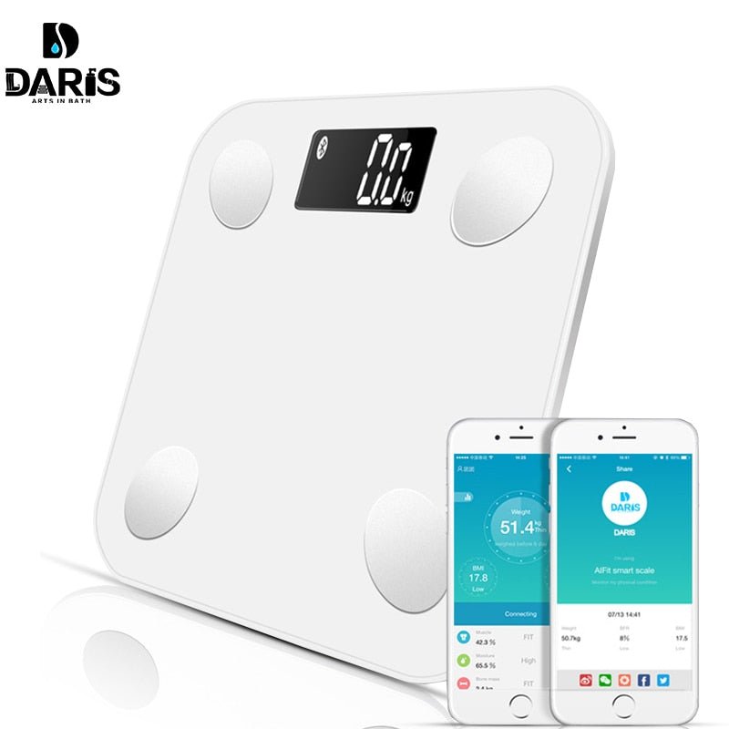 Smart Digital Bluetooth Body Weight Bathroom Floor Scale image 1