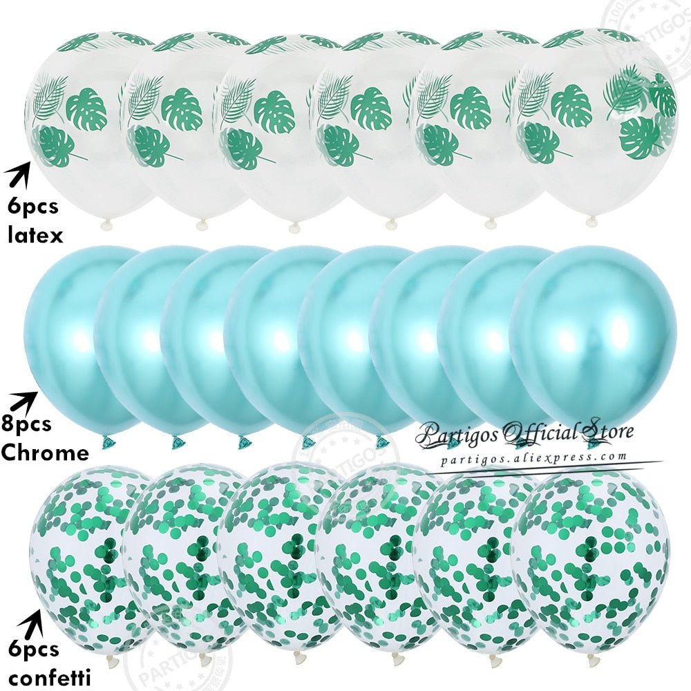 20pcs Confetti Chrome Birthday Party Decors Wedding Decoration New Year Balloon Set image 26