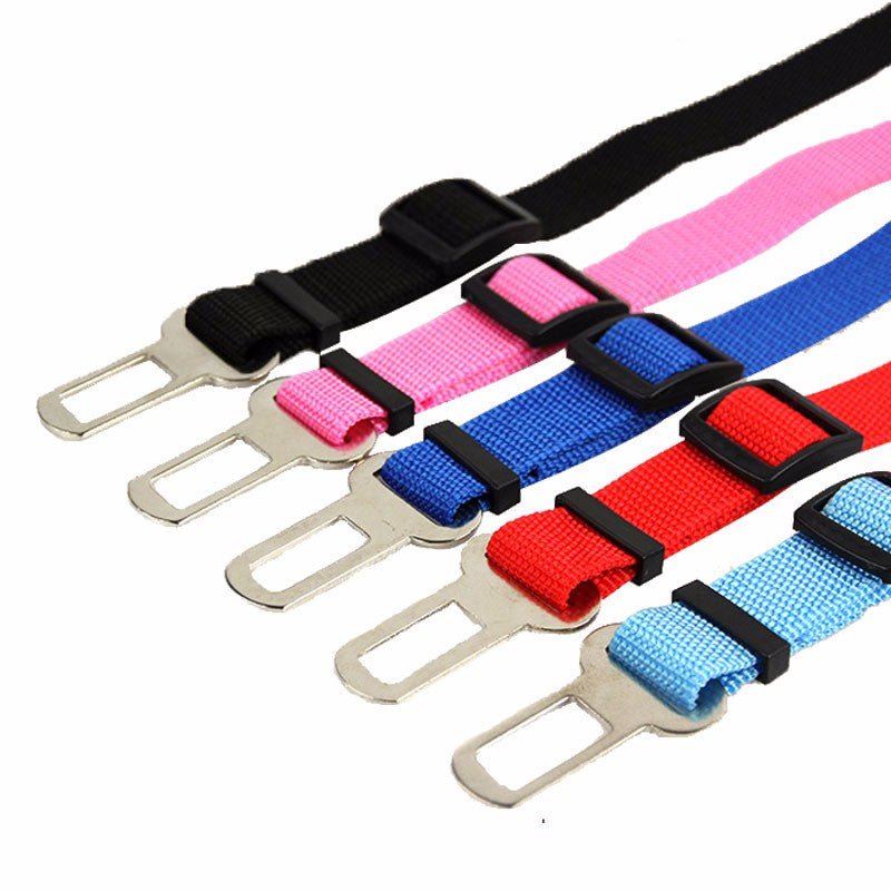 Pet Dog and Cat Car Seat Belt | Adjustable Harness Seatbelt | Lead Leash for Small Medium Dogs Travel Clip image 14