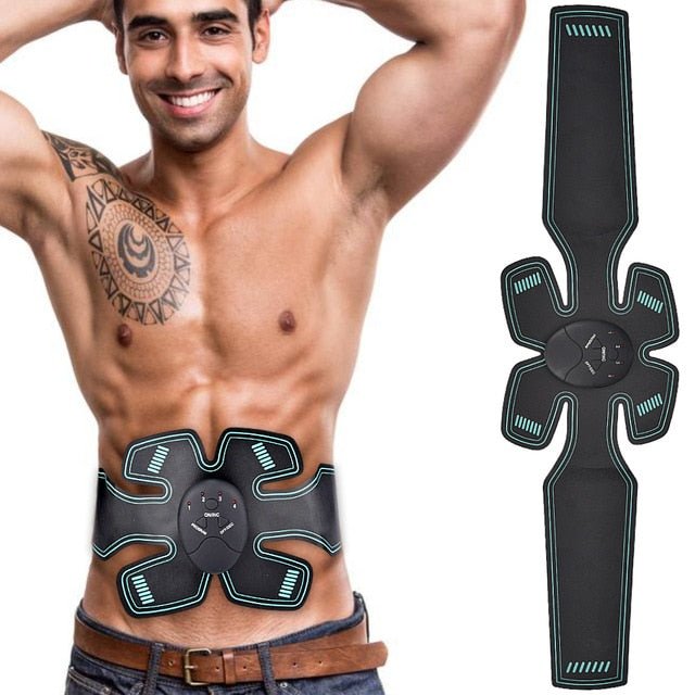 Ems Abdominal Muscle Trainer Abs Trainer Ems Hip Trainer Muscle Stimulator Abs Fitness Butt Waist And Thigh Trainer Men Women image