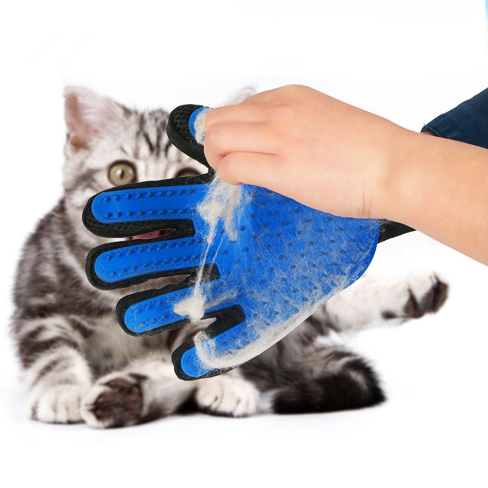 Nicrew Cat Grooming Glove | Pet Hair Deshedding Brush image 17