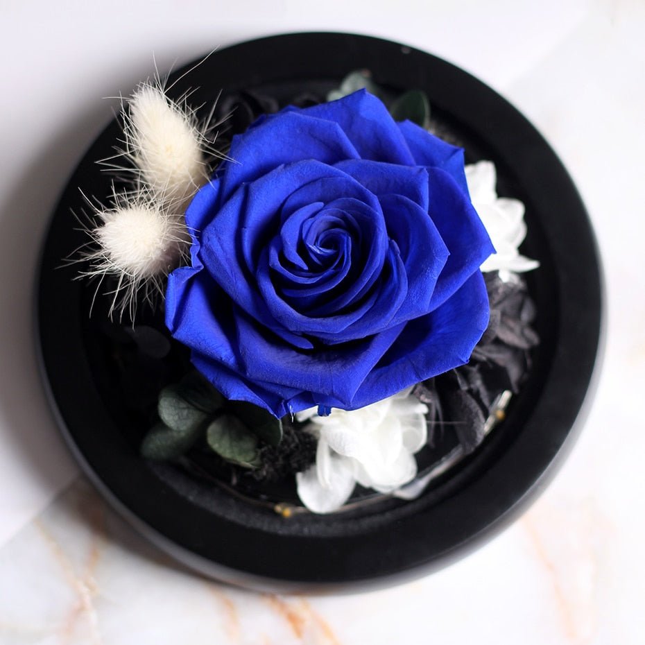 The Beauty and Beast Forever Rose Flower With Night Light in Glass Dome image 38