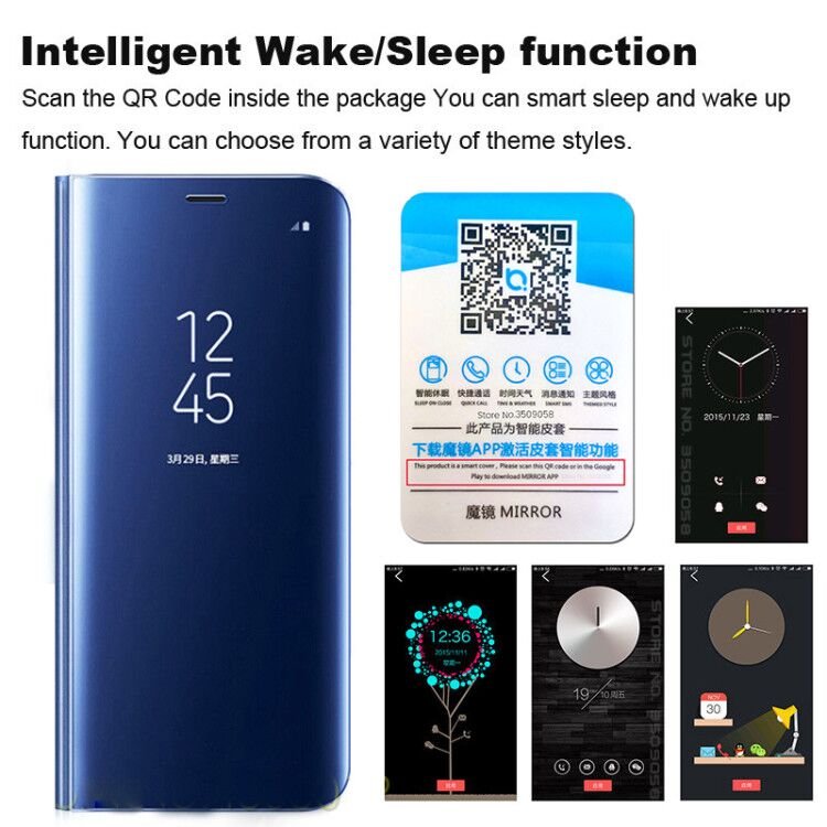 Smart Mirror Flip Case For Samsung Galaxy A51 A71 A50 A30 A10 A20 A40 A70 A10s A30s A20e Note 10 8 9 S10 S6 S7 S8 S9 Plus Cover image 26