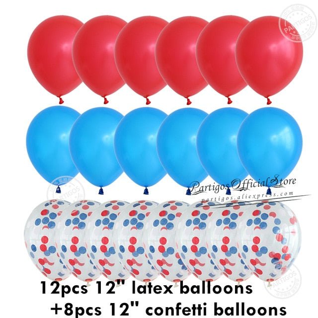 20pcs Confetti Chrome Birthday Party Decors Wedding Decoration New Year Balloon Set image