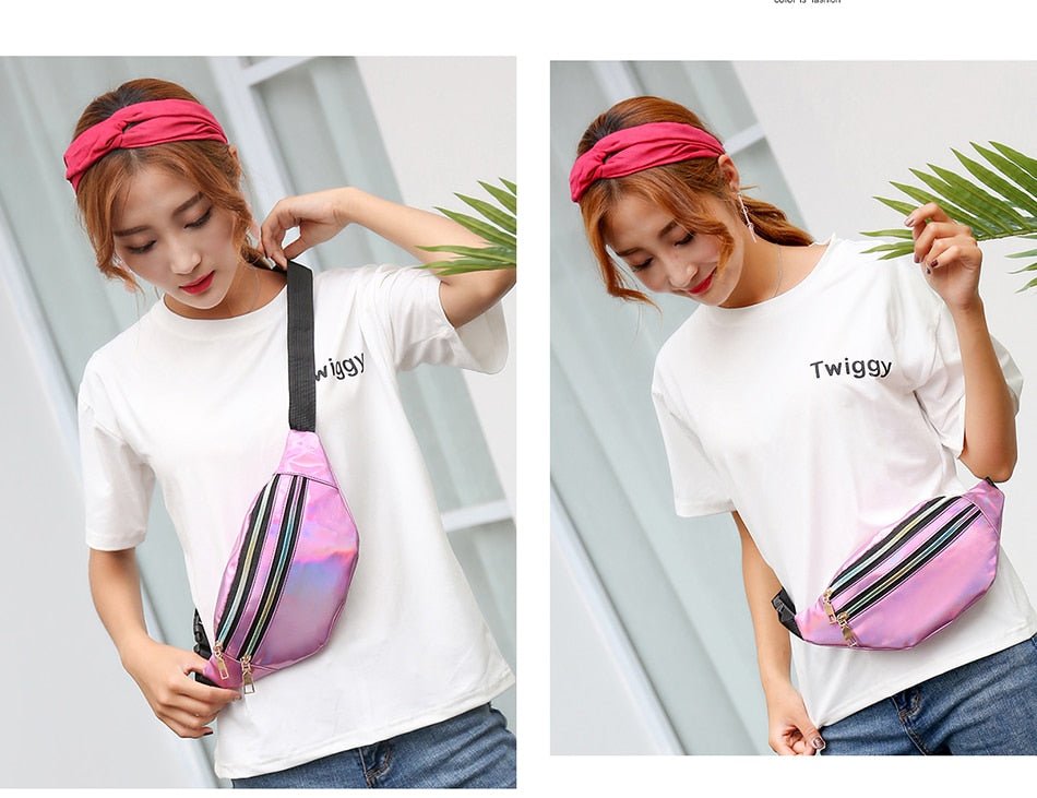 AIREEBAY Holographic Waist Bags/Pouch image 6