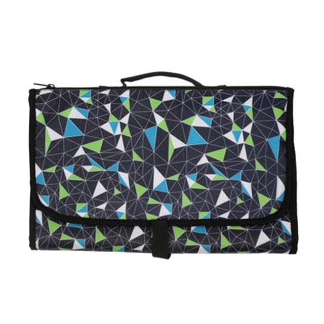 Waterproof Multifunction Portable Travel Baby Folding Diaper Bag - 3 in 1 image 8
