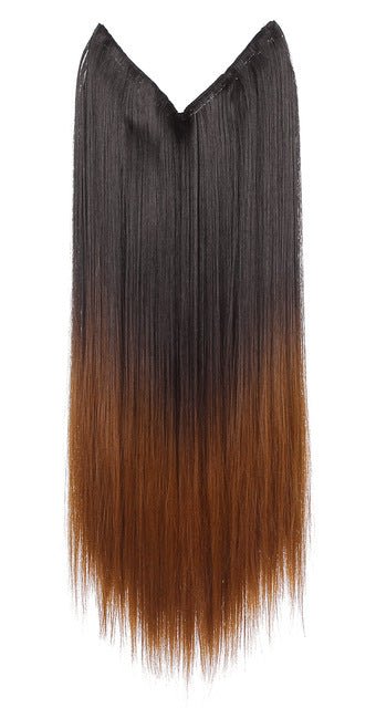 SARLA Halo Invisible Wire Synthetic Hair Extension-No Clip image
