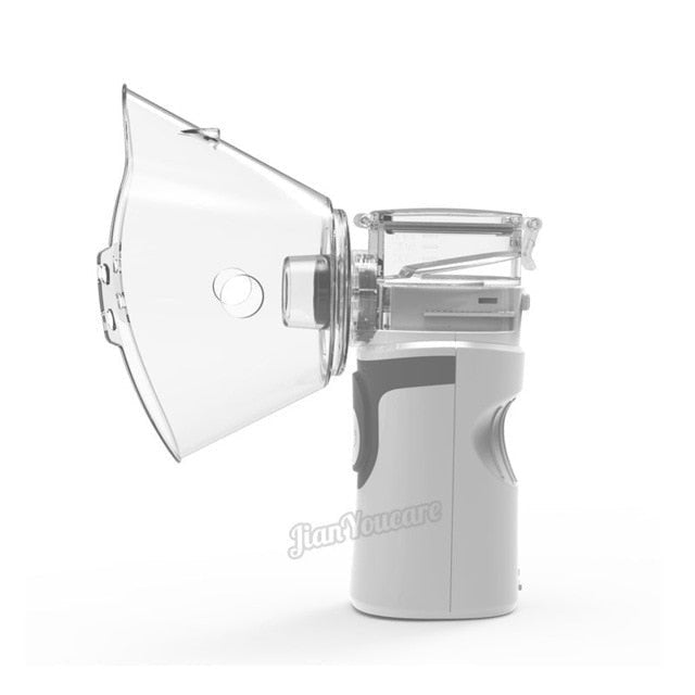 Mini Handheld Portable Autoclean Inhale Nebulizer Atomizer Mesh - gray image