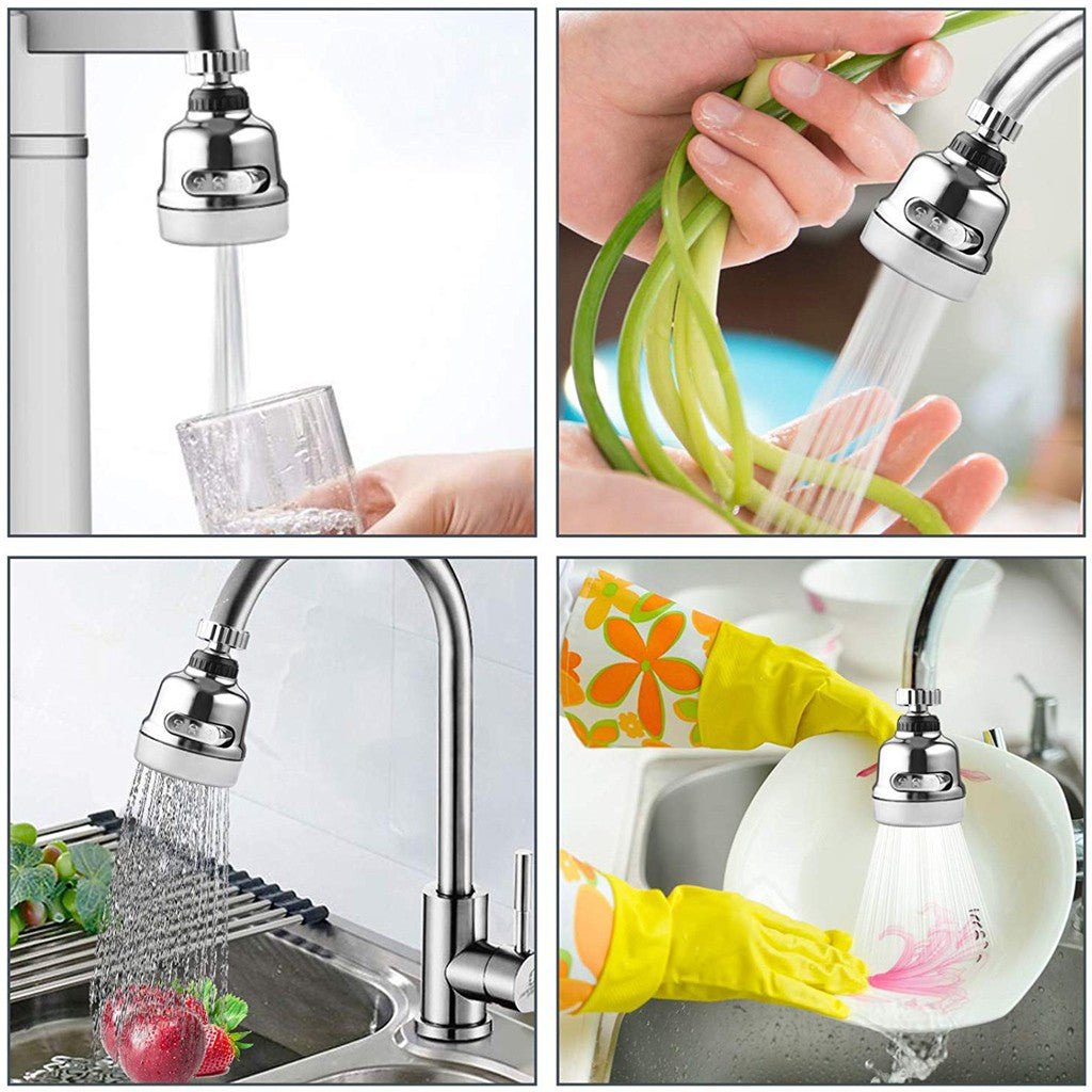 Rotatable Anti-splash Tap Booster Faucet Sprayer Shower Head image 16