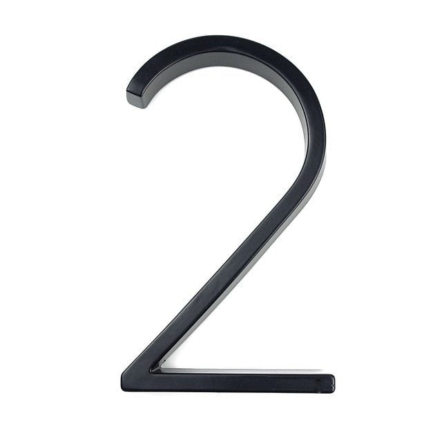 125mm Big Modern Floating House Number and Letters image 13