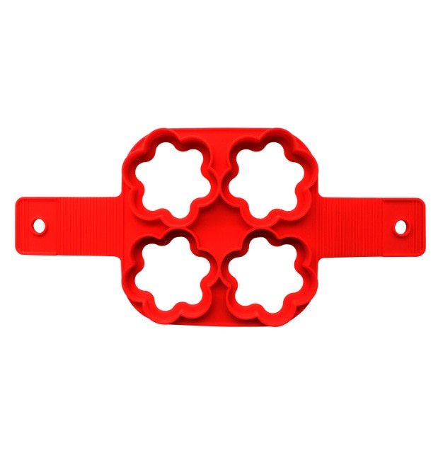 1Pcs Non Stick Silicone Fantastic Egg Pancake Maker - FLOWER image