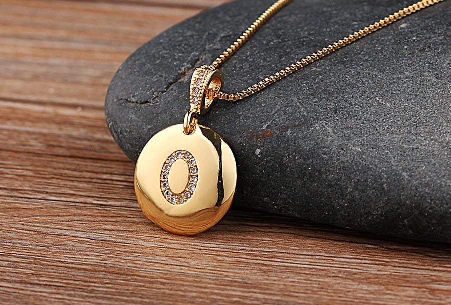 Top Quality Personalized Gold Letters Women and Girls Initial Letter Necklace image 6