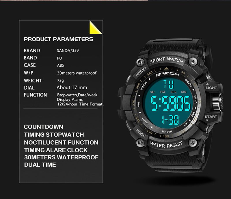 Men's Casual Luxury Brand Military Watch image 1