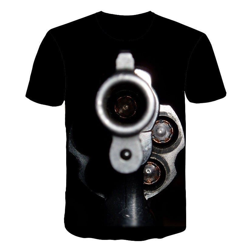 New Novelty 3D Printed Kids Compression Tee-shirt image 46