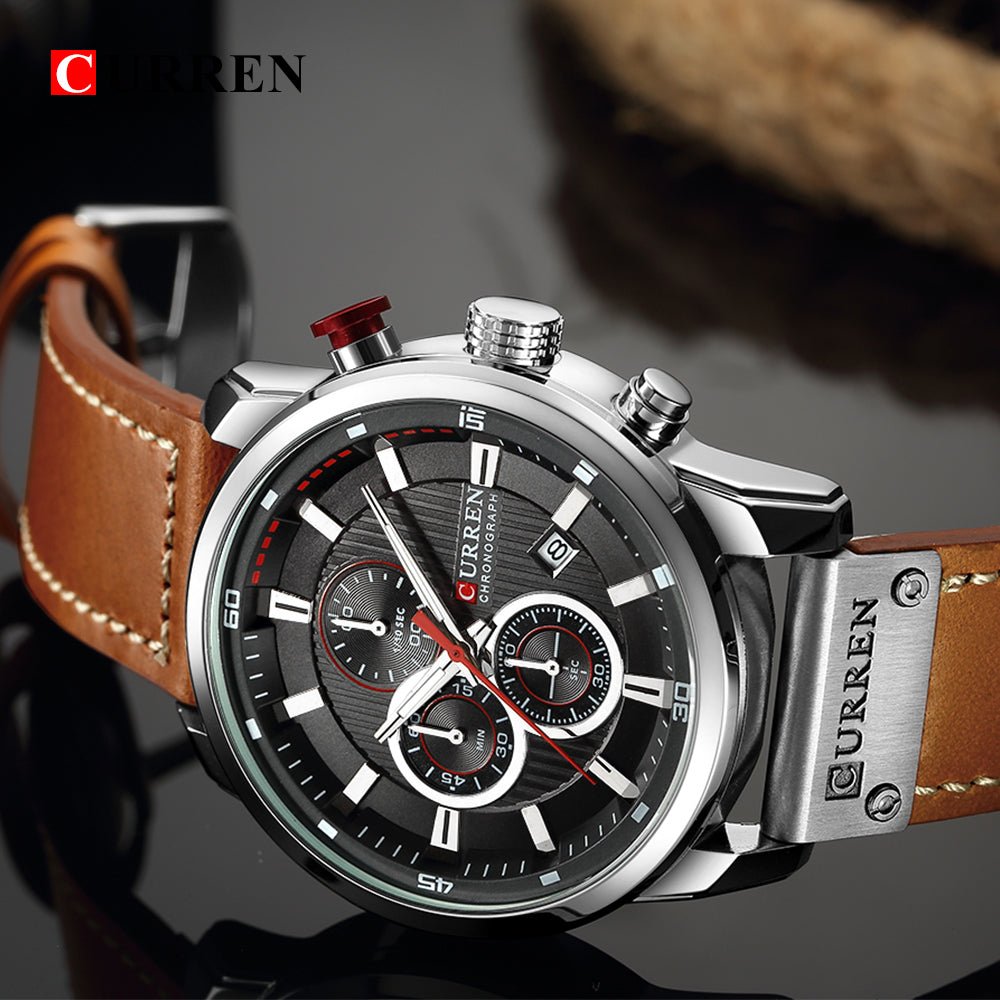 Top Brand Luxury Chronograph Quartz Watch image 18