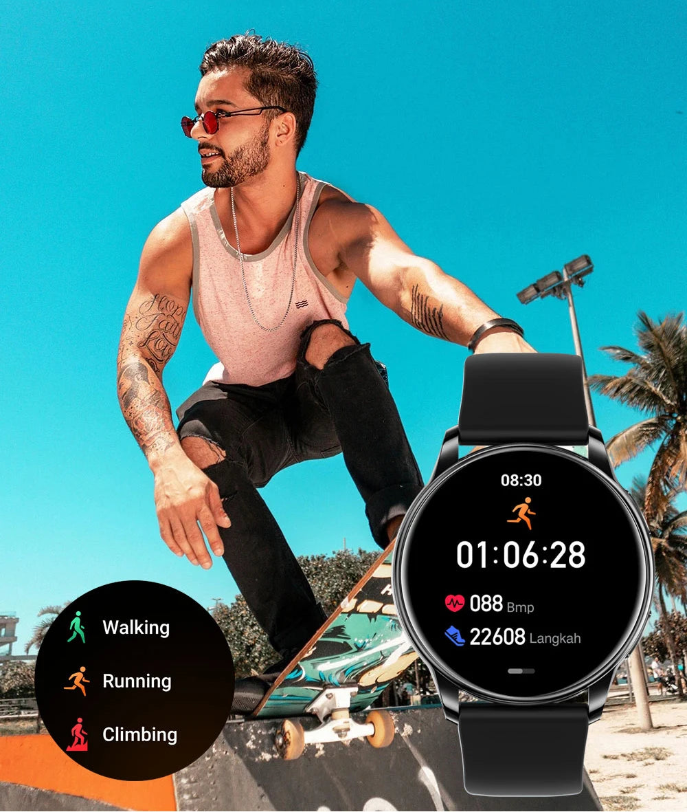 IP68 Bluetooth Call Smart Watch | Women Custom Dial Watches | Men Sport Fitness Tracker Heart Rate Smartwatch For Android IOS image 15
