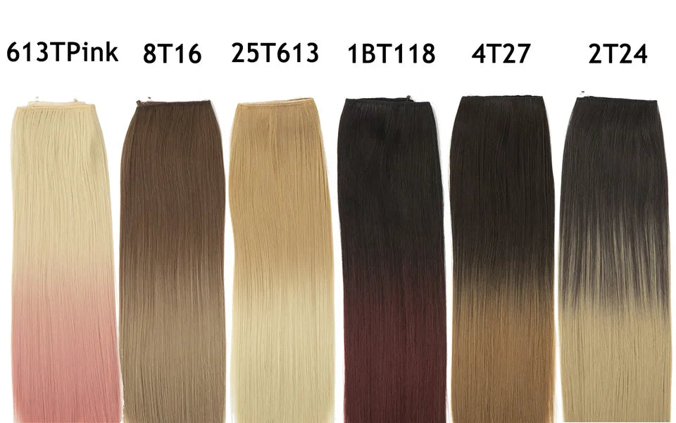 SARLA Halo Invisible Wire Synthetic Hair Extension-No Clip image 19