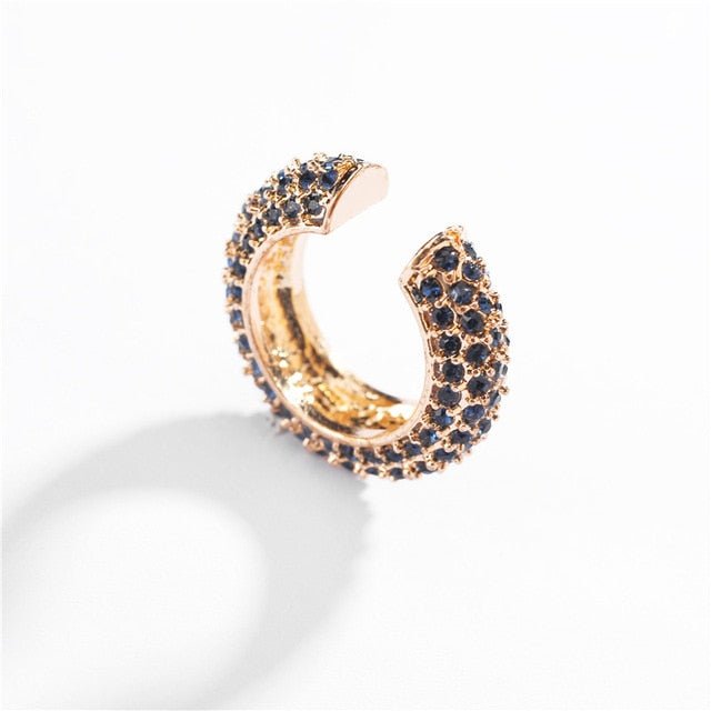 Bohemian Imitation Trendy Small Clip No-Piercing Earrings Cuff For Women and Girls - 1pcs Style 34 image