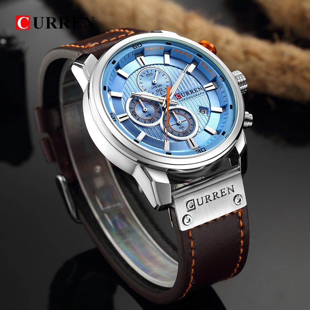 Top Brand Luxury Chronograph Quartz Watch image 11