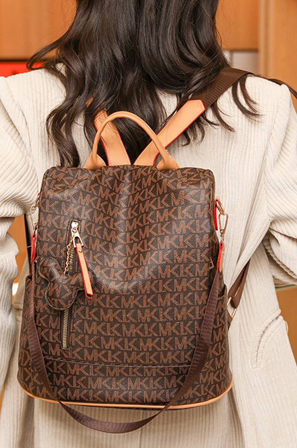 Women‚Äôs Leather Designer Backpack | Multifunctional Anti-Theft Luxury Sac √† Mains Femme image 14