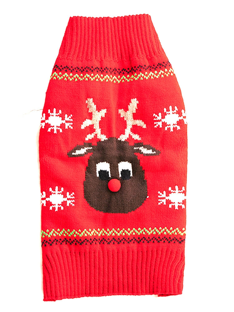 Cozy Winter Sweater for Small & Medium Dogs | Christmas Pet Clothes for Shiba Inu & Bulldogs image 4