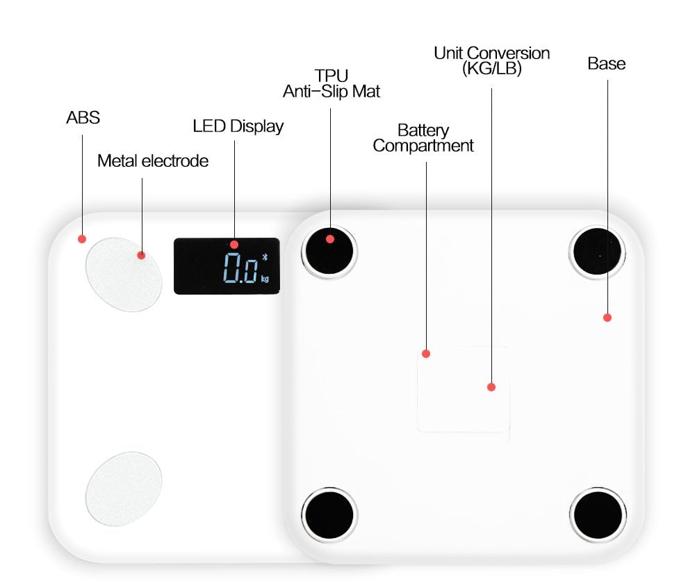 Smart Digital Bluetooth Body Weight Bathroom Floor Scale image 25