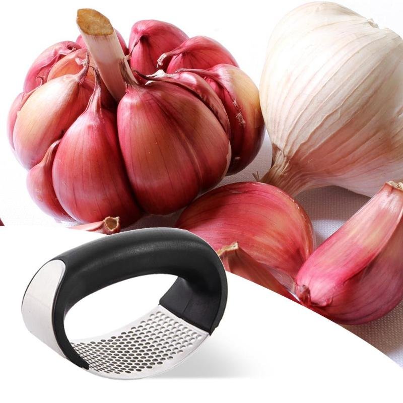 Multi-function Manual Garlic Presser | Garlic Grinding Chopper| Stainless Steel Garlic Slicer image 0